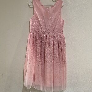 H&M Pink Sequin Tulle Party Dress